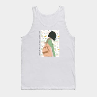 Back To School In Vector Art Tank Top